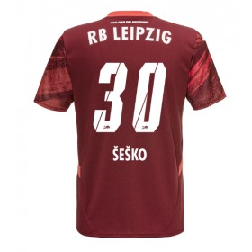 RB Leipzig Benjamin Sesko #30 Borte skjorte 2024-25 Kortermet